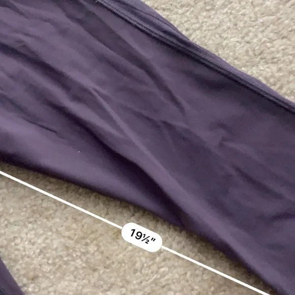 Lululemon train times crop purple vintage grape - Picture 6 of 8